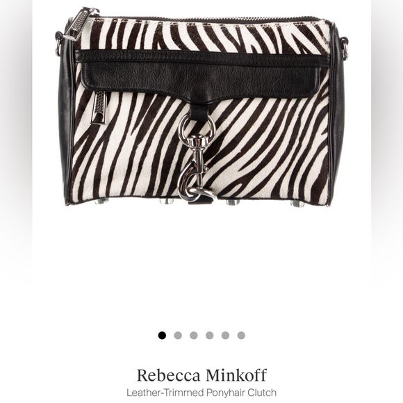 Leather Trim Crossbody / Clutch - Picture 2 of 8